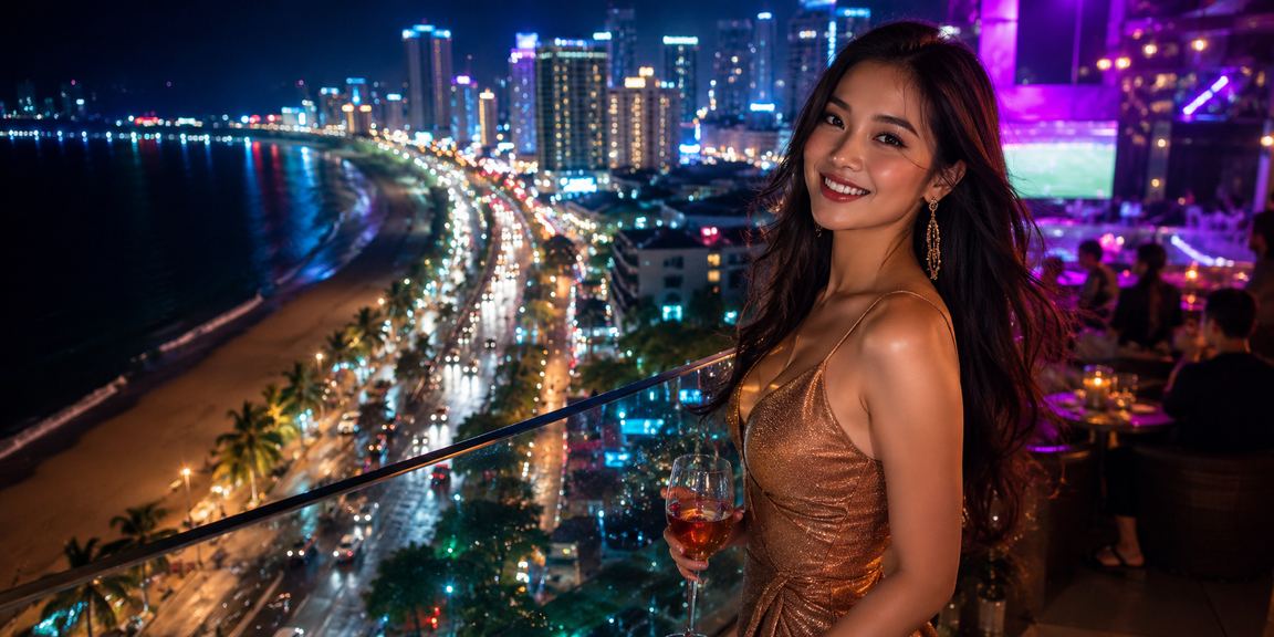 Không gian giải trí neon sôi động tại Nha Trang với trải nghiệm casino trực tuyến